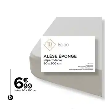 Carrefour Alese bouclette "impermeable" offre