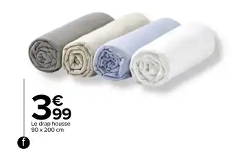 Carrefour Linge de lit "jersey polycoton" offre