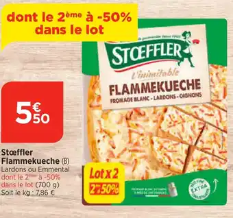 Maximarché Stoffler Flammekueche offre
