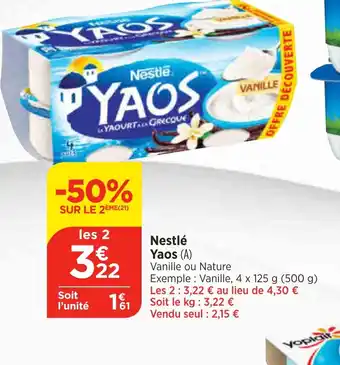 Maximarché Nestlé Yaos offre