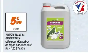 Netto JARDIN D'EDEN VINAIGRE BLANC 5 L offre