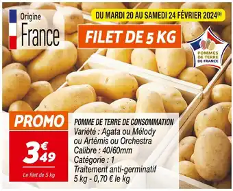 Netto POMME DE TERRE DE CONSOMMATION offre