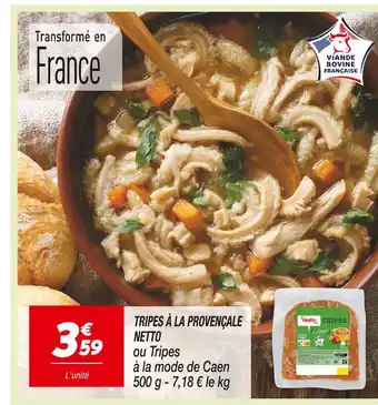 Netto NETTO TRIPES À LA PROVENÇALE offre