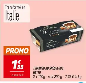 Netto NETTO TIRAMISU AU SPÉCULOOS offre