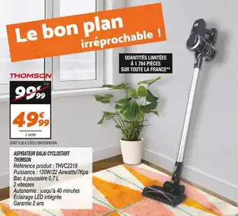 Netto THOMSON ASPIRATEUR BALAI CYCLOSTART offre