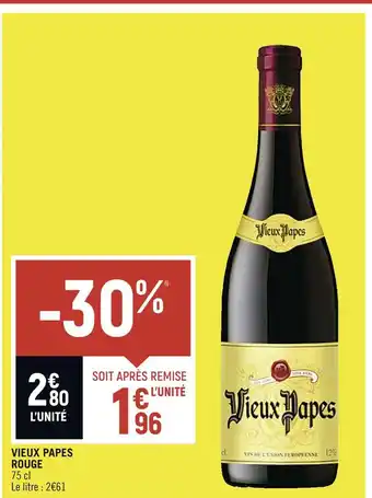 Petit Casino VIEUX PAPES ROUGE offre
