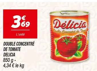 DELICIA DOUBLE CONCENTRÉ DE TOMATE