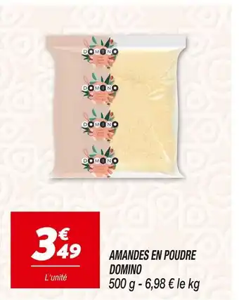 Netto DOMINO AMANDES EN POUDRE offre