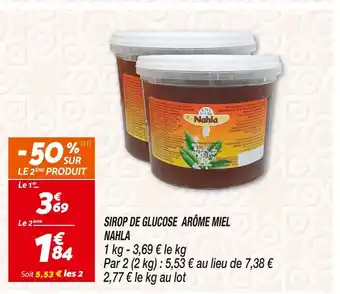 Netto NAHLA SIROP DE GLUCOSE ARÔME MIEL offre