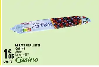 CASINO PÂTE FEUILLETÉE