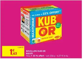 Intermarché MAGGI BOUILLON KUB OR offre