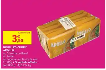 Intermarché APOLLO NOUILLES CURRY offre