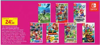Intermarché NINTENDO JEU NINTENDO SWITCH offre