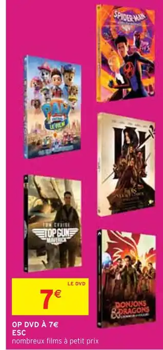 ESC OP DVD À 7€
