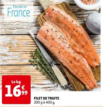 Auchan FILET DE TRUITE offre