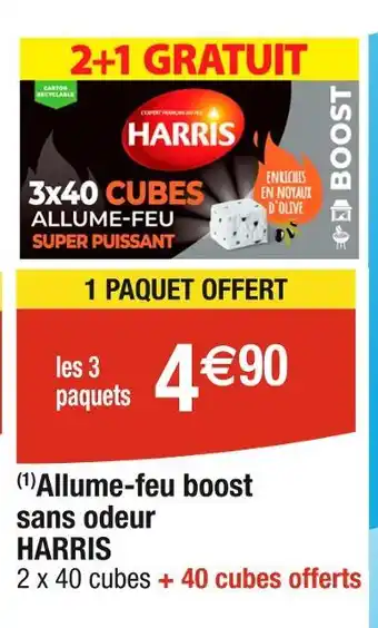 HARRIS (1)Allume-feu boost sans odeur