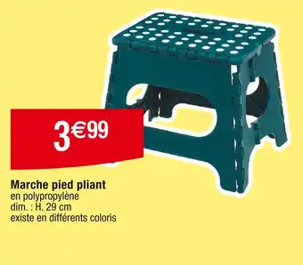 Cora x Carrefour Marche pied pliant offre
