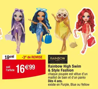 Cora x Carrefour Rainbow High Rainbow High Swim & Style Fashion offre