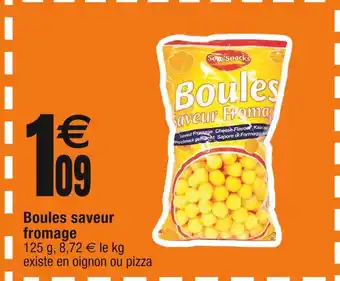 Cora x Carrefour Sere' Snacks Boules saveur fromage offre