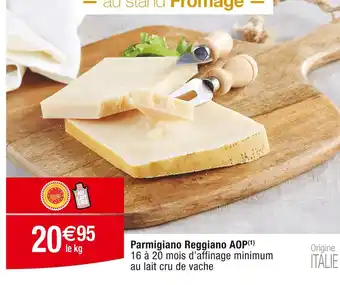 Cora x Carrefour Parmigiano Reggiano AOP offre