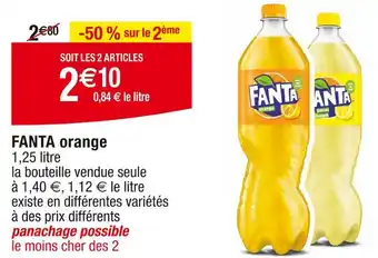 Cora x Carrefour FANTA FANTA orange offre