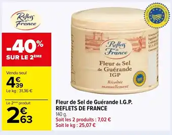 Carrefour Market Fleur de Sel de Guérande I.G.P. REFLETS DE FRANCE offre
