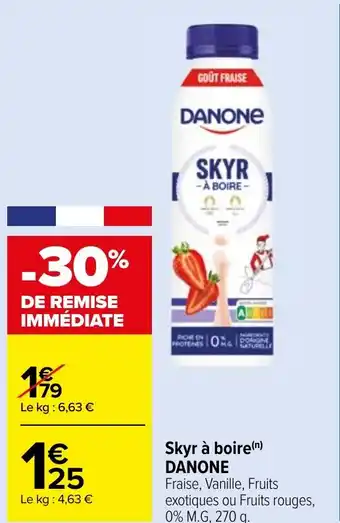 Carrefour Market Skyr à boire(n) DANONE offre