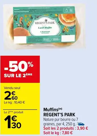 Muffins (m) REGENT'S PARK