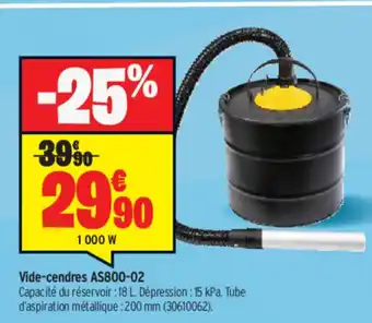 Vide-cendres AS800-02