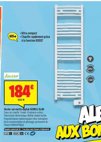 SĂšche-serviette digital Goreli Slim