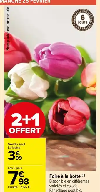 Carrefour Market Foire à la botte (h) offre