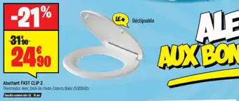 Bricorama Abattant Fast Clip 2 offre