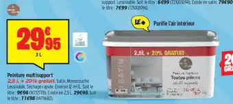 Bricorama Peinture multisupport offre