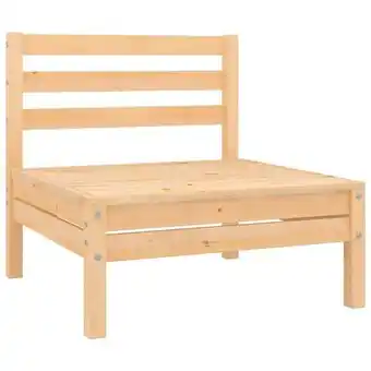 Bricorama vidaXL Canapé à 2 places de jardin Bois de pin solide offre