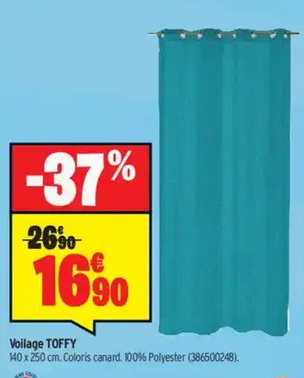 Bricorama Voilage Toffy offre