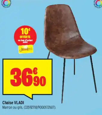Bricorama Chaise Vladi offre