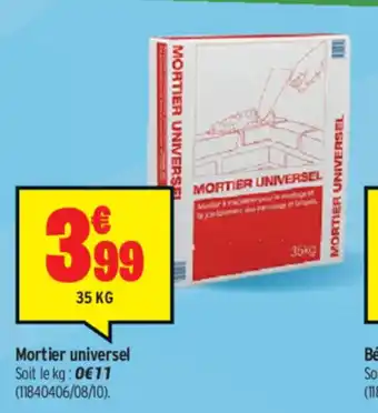 Mortier universel