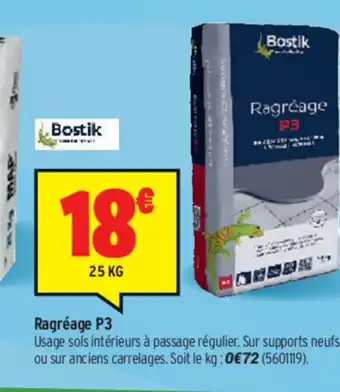 Bricorama Ragréage P3 offre
