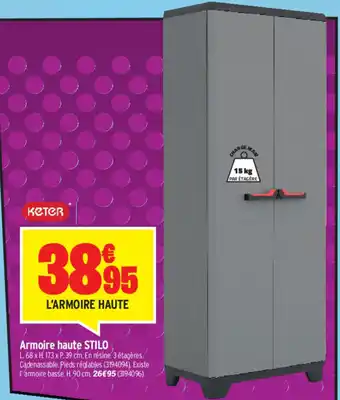 Bricorama Armoire haute Stilo offre