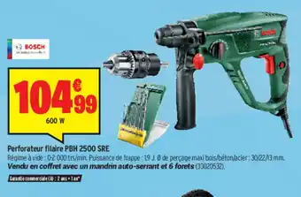 Perforateur filaire PBH 2500 SRE