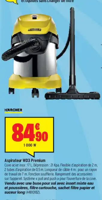 Bricorama Aspirateur WD3 Premium offre