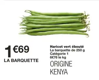 Monoprix Haricot vert ébouté offre