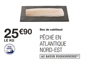 Monoprix Dos de cabillaud offre
