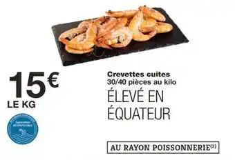 Monoprix Crevettes cuites offre