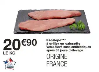 Monoprix Escalope*** à griller en caissette offre