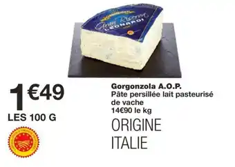 Monoprix Gorgonzola A.O.P. offre