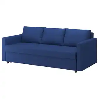 IKEA Friheten Canapé 3 places convertible, Skiftebo bleu offre