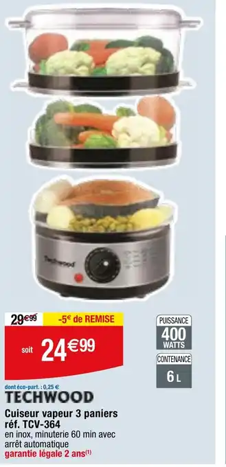 Cuiseur vapeur 3 paniers