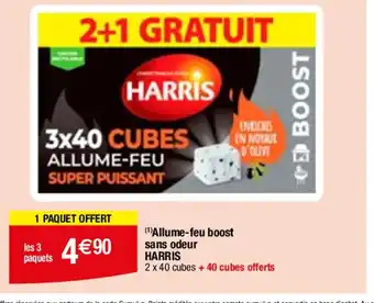 Allume-feu boost sans odeur HARRIS