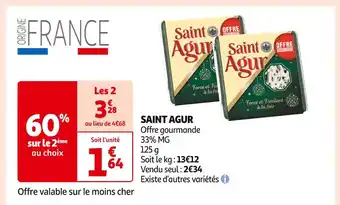 Auchan Supermarché SAINT AGUR offre